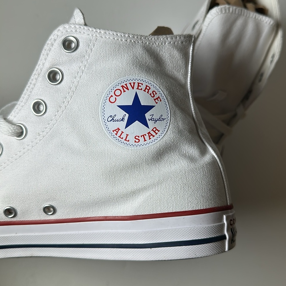 NWOT CONVERSE | Chuck Taylor All Star White High Top Shoes - Picture 12 of 13